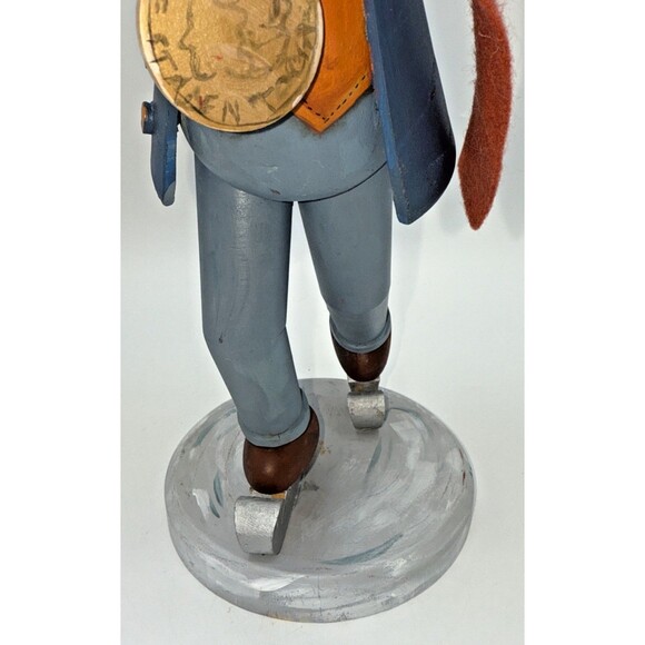 Vintage Heirloom Collection ZIMS Ice Skating Nutcracker (Approx. 14" Tall) 1999 - Picture 7 of 16